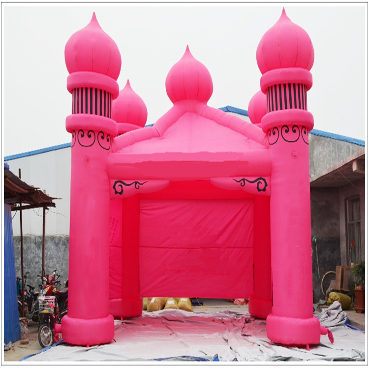 同安粉色帐篷